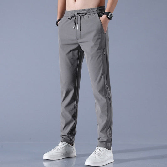 Men’s Jogger Trousers - Slim Tapered Fit - Elastic Waistband with Drawstring - Breathable