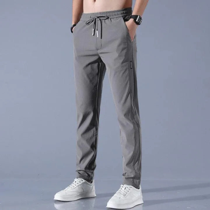 Men’s Jogger Pants - Slim Tapered Fit - Elastic Waistband - Stretch Comfortable Wear