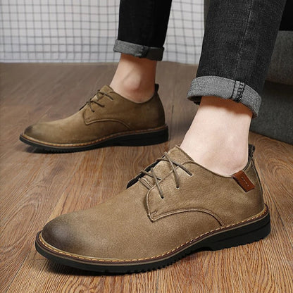 Men’s Formal Dress Shoes – Leather Oxford – Closed Lace – Classic Fit – Polished Finish