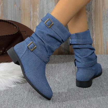 Women's midi ankle boots