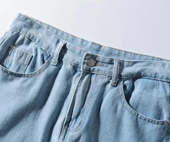 Men's Straight Leg Denim Jeans - Relaxed Fit - Durable Classic Everyday Wear