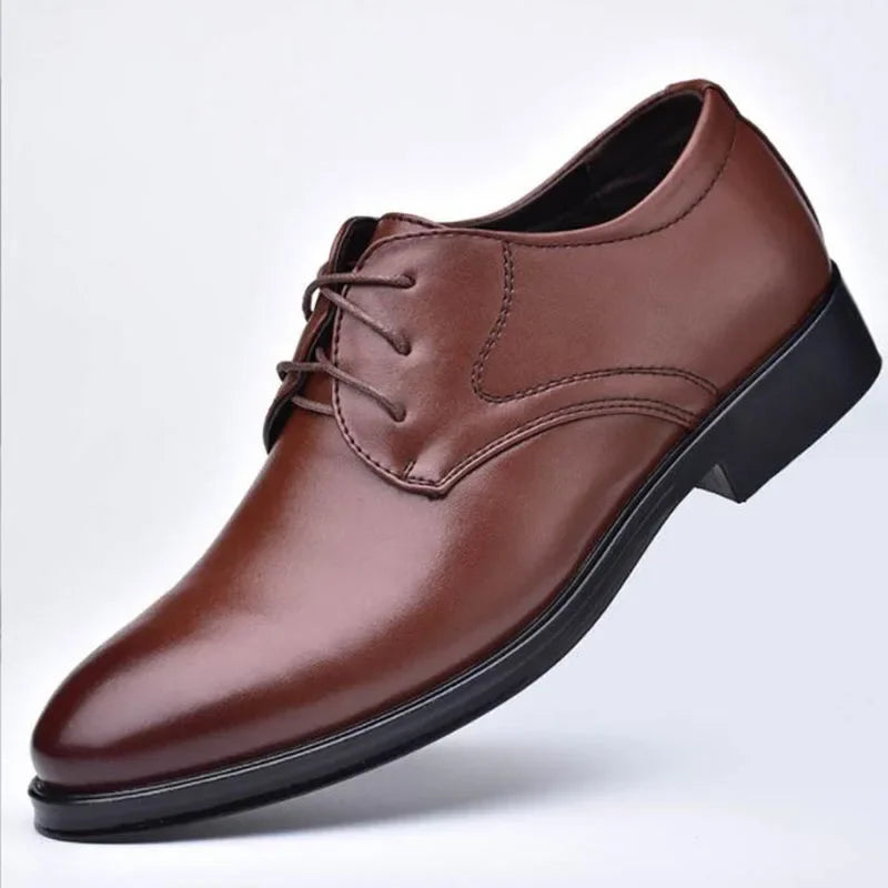 Men's Formal Shoes – Polished Leather – Lace-Up – Supportive Fit – Classic Design