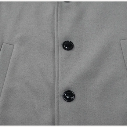 Men's casual button-up coat