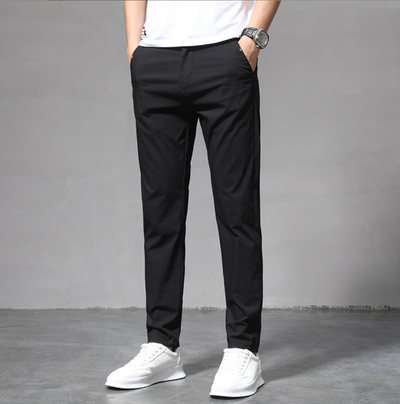 Water-Repellent Stretch Fit Trousers with Modern Design