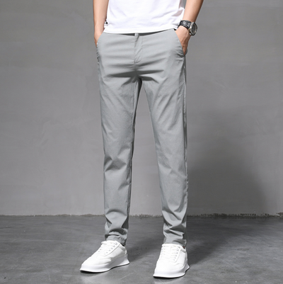 Water-Repellent Stretch Fit Trousers with Modern Design