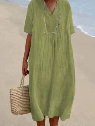 Women's linen like dress