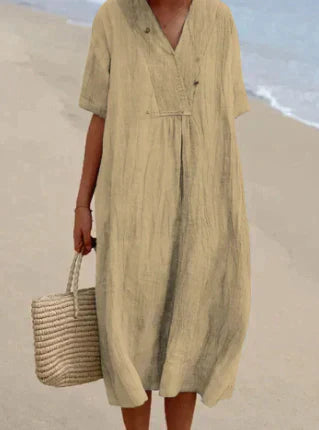 Women's linen like dress