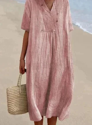 Women's linen like dress