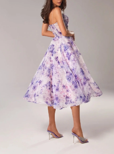 Stylish Women's Summer Dress with V-Neck