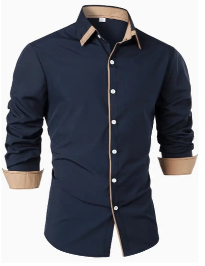 Men's breathable long sleeve casual shirt