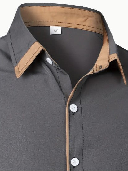 Men's breathable long sleeve casual shirt