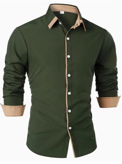 Men's breathable long sleeve casual shirt