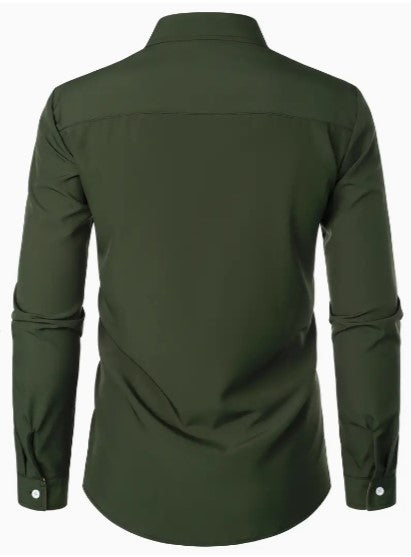 Men's breathable long sleeve casual shirt