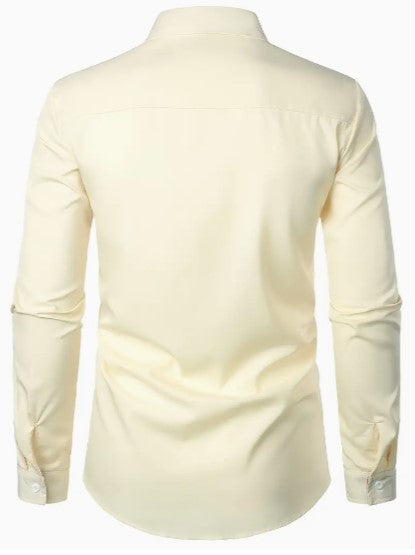 Men's breathable long sleeve casual shirt