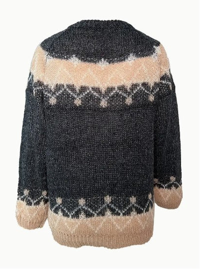Women's elegant round neck sweater