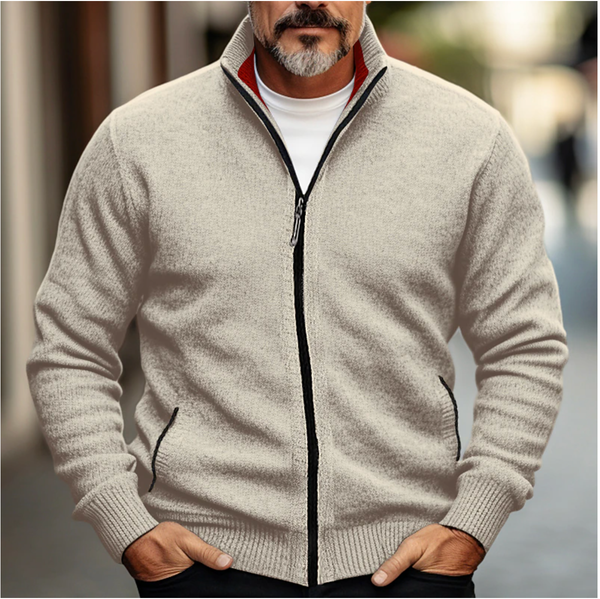 Gregory | Winter Cardigan Sweater with Soft Knit Fabric for Cozy Comfort
