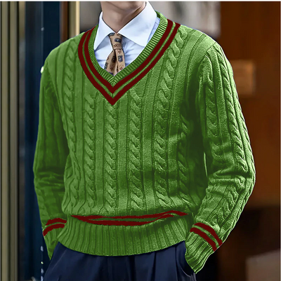 Lorenzo | Stylish V-Neck Sweater in Soft Breathable Fabric