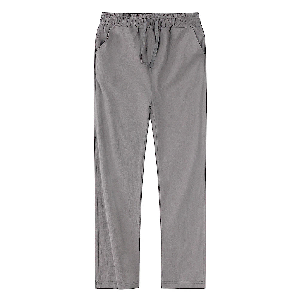 Men’s Chino Trousers - Slim Fit - Lightweight - Breathable Casual Wear