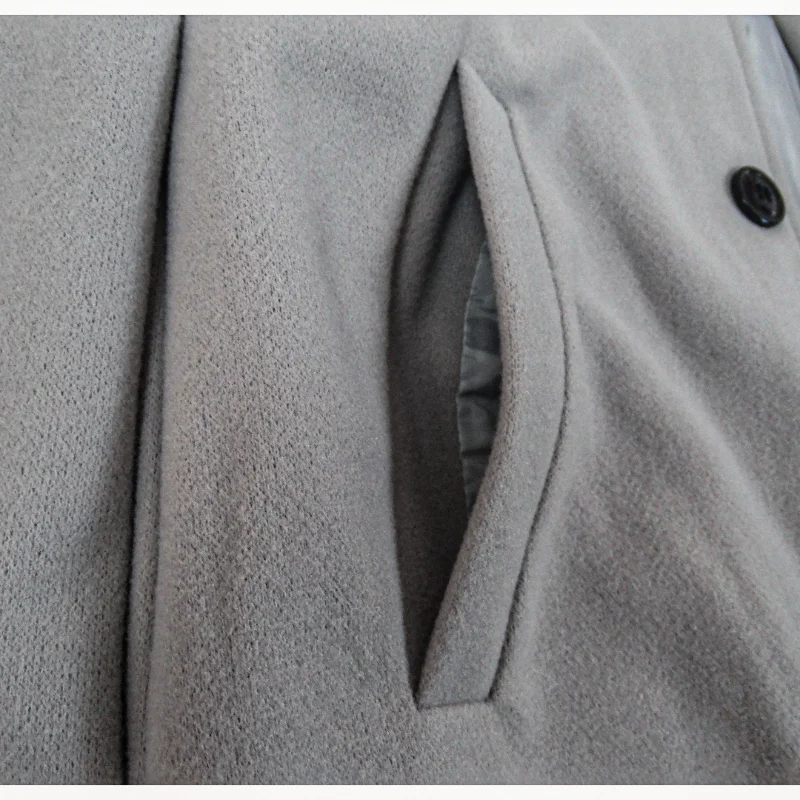 Men's casual button-up coat