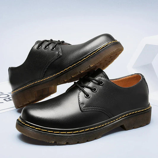 Men’s Oxford Shoes – Smooth Leather – Classic Fit – Formal Lace-Up Design