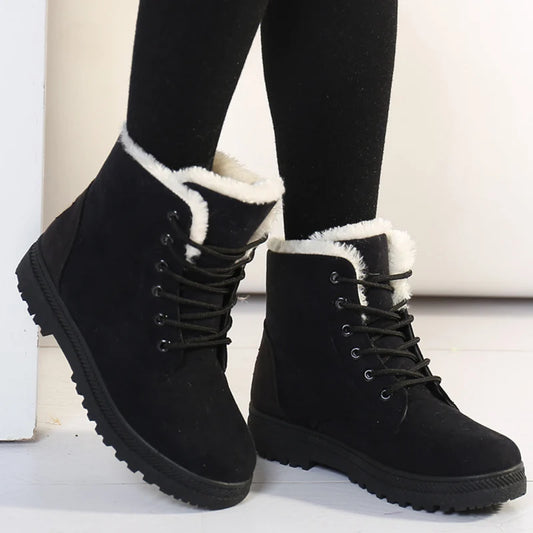 Luxurious plush lined women's boots