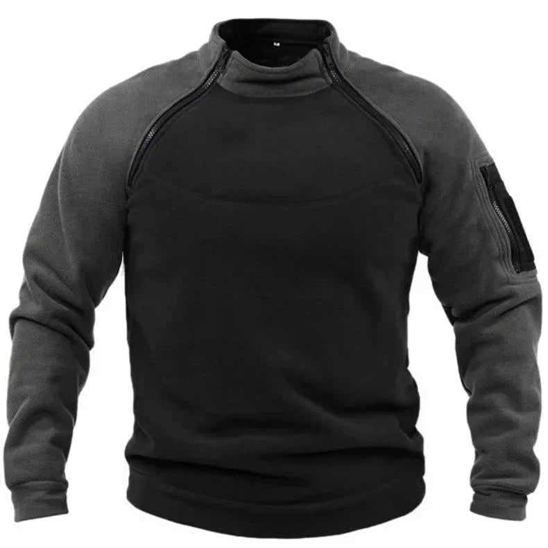 Men's long sleeve casual sweatshirt with pocket