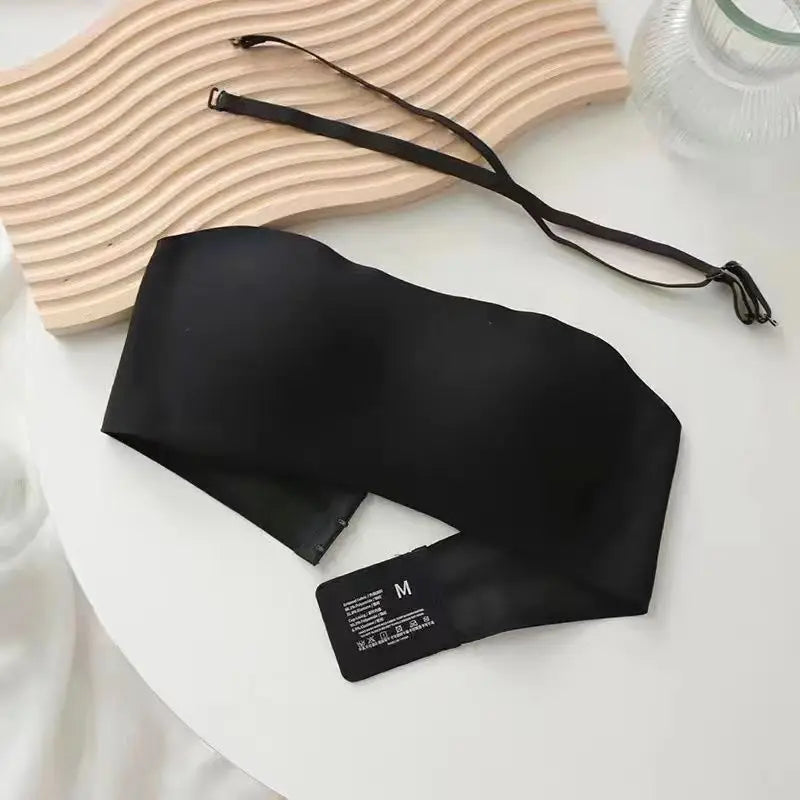 Women’s Strapless Tube Top Bra – Seamless Fit – Breathable Blend – Wireless Support