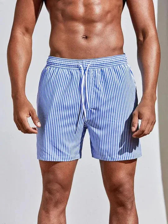 Men’s Swim Shorts – Relaxed Fit – Quick-Dry Breathable Fabric – Mid-Thigh Length