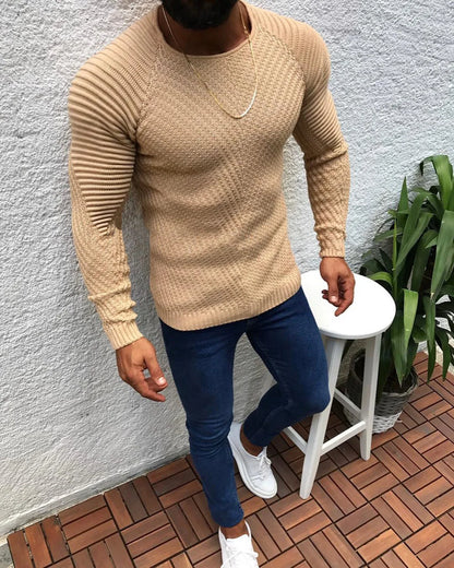 Men’s slim fit crew neck sweater