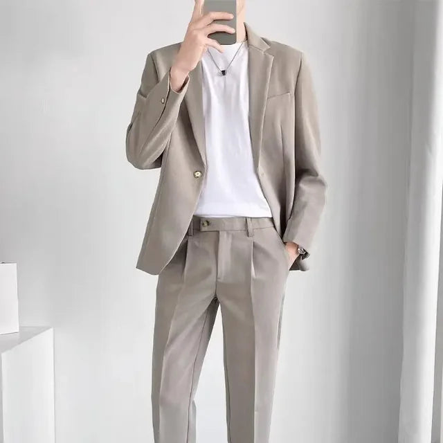 Lightweight Casual Men's Suit – Stylish Spring Summer Outfit