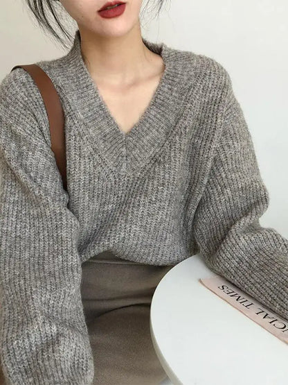 Women's oversized chunky sweater