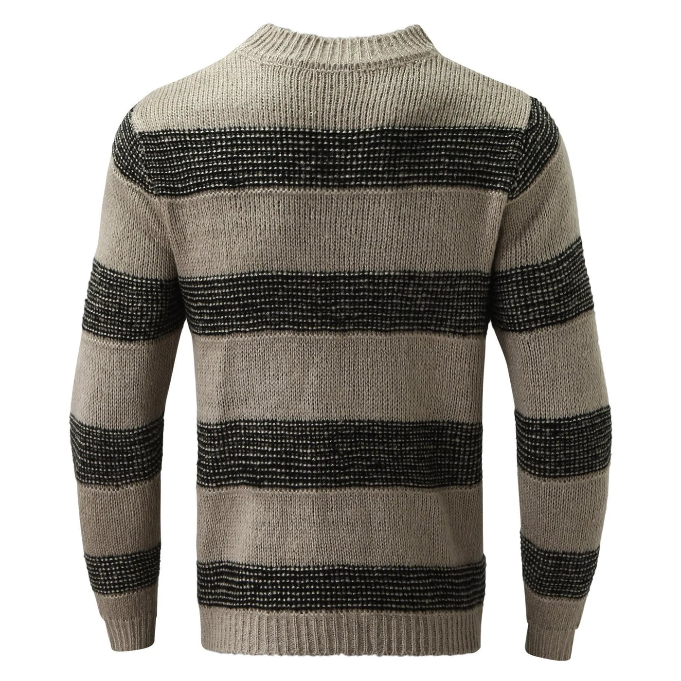 Men's knitted striped sweater