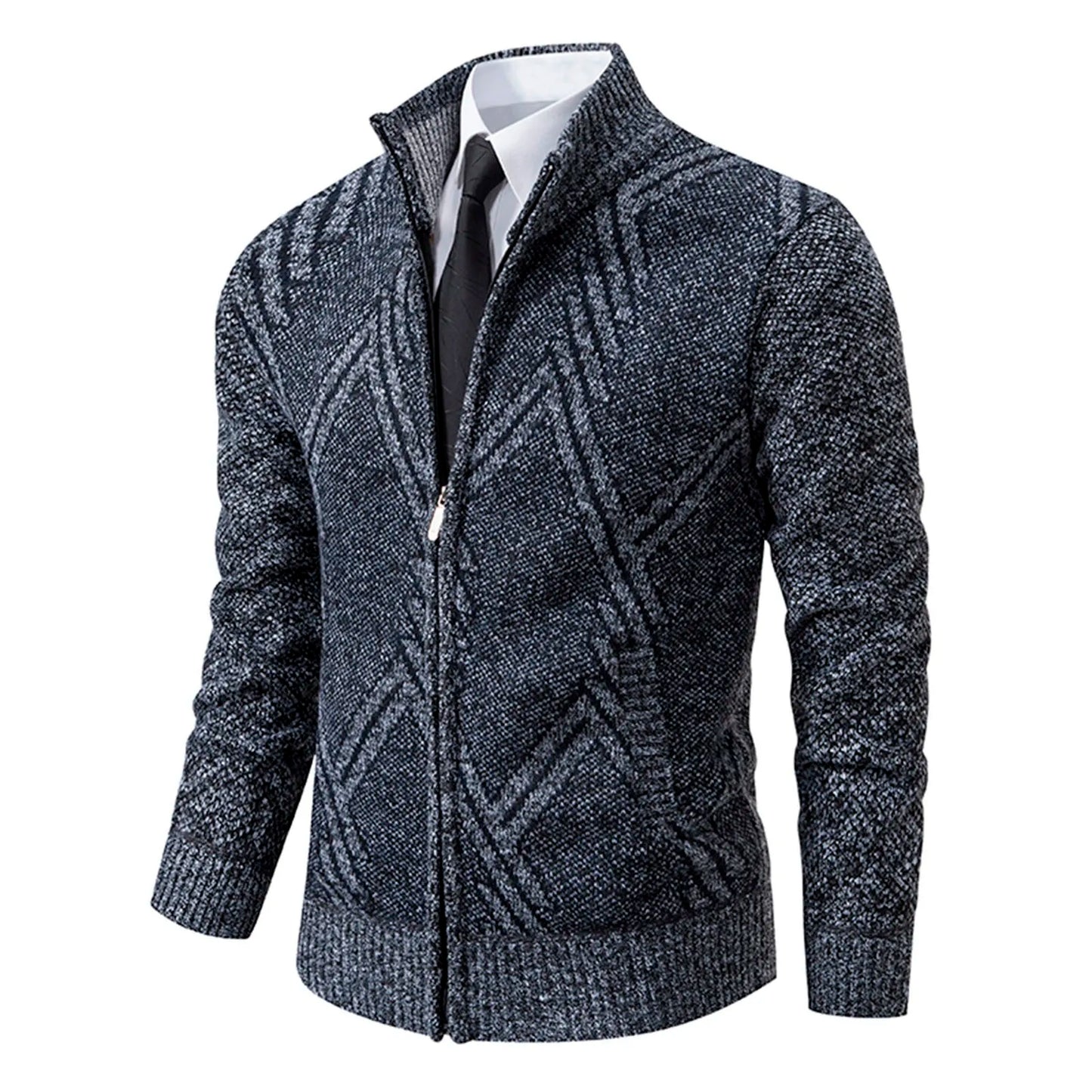 Mens Cozy Knitted Jacket