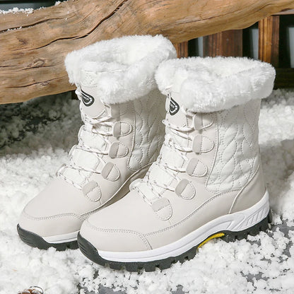 Women's Comfortable & Warm Winter Hiking Boots with Anti-Slip Soles