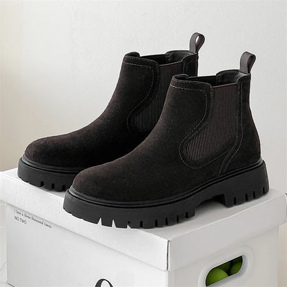 Men's retro mid-cut casual boots