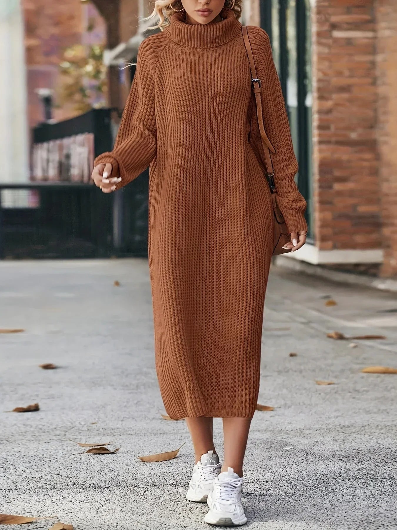 Soft Knit Sweater Dress - Ariana Warm Winter Fashion