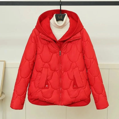 Stylish women's hooded jacket