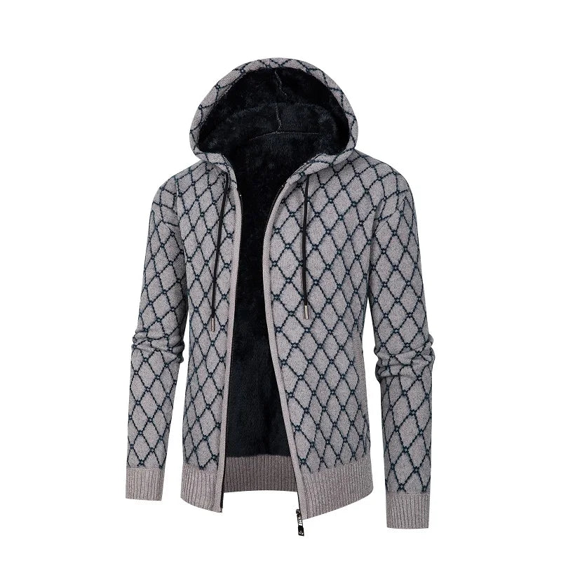 Men's casual hooded jacket