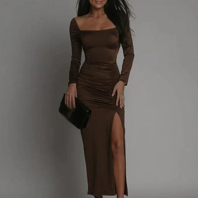 Cross-Lace Bare Back Dress - Elegant and Breathable Style