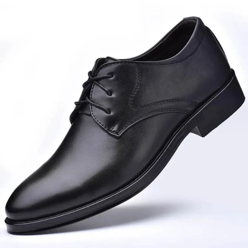 Men's Formal Shoes – Polished Leather – Lace-Up – Supportive Fit – Classic Design