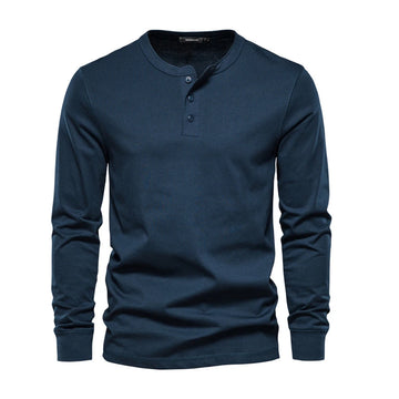 Heren casual lange mouwen t-shirt