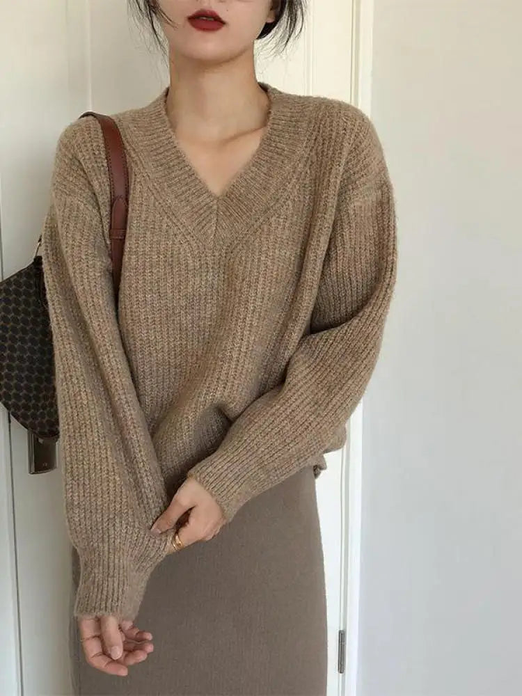 Women's oversized chunky sweater