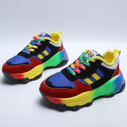 Women's colorful chunky sneakers