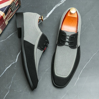 Men's casual faux leather shoes