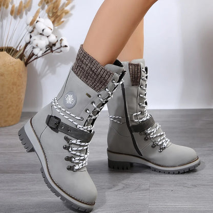 Women's mid-height casual outdoor boots