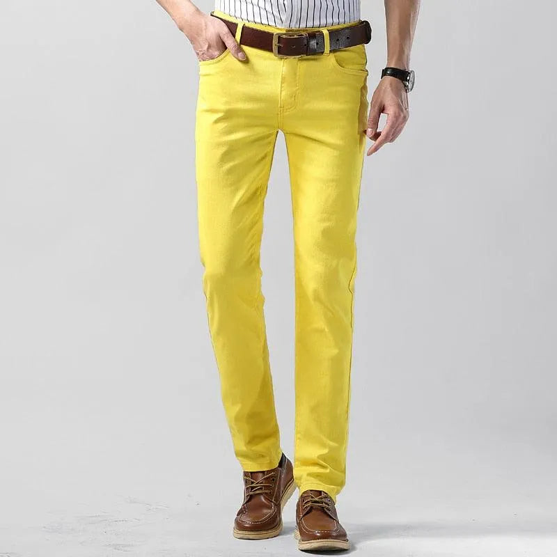 Men’s Slim-Fit Trousers - Breathable Cotton - Tailored Modern Look - Versatile Wear