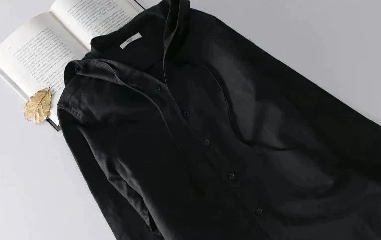 Hooded Shirt - Lightweight Breathable Top for Casual Style