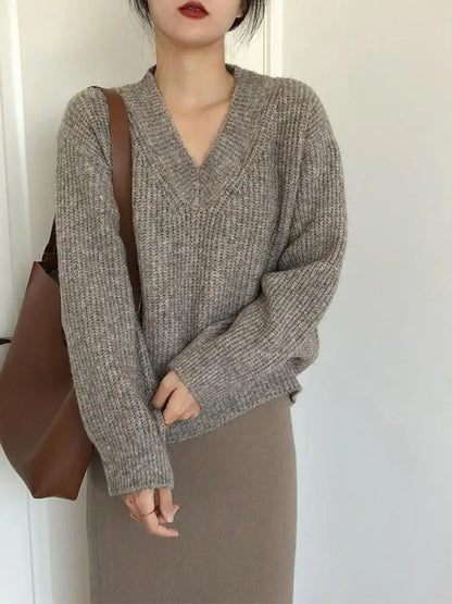 Women's oversized chunky sweater