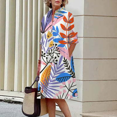 Elegant Polyester Mid-Length Knee-Length Dress
