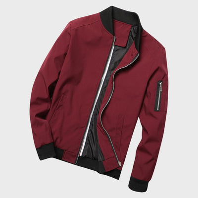 Men's All-Season Bomber Jacket - Lightweight, Breathable, and Stylish for Everyday Wear